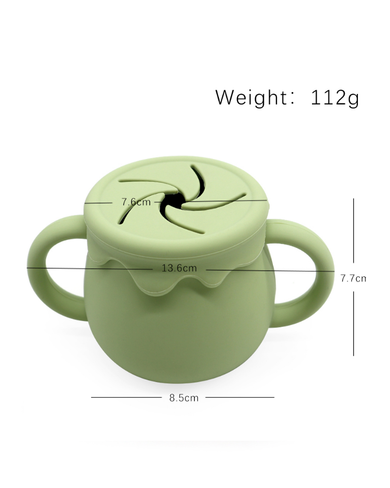 Silicone Sippy & Snack Cup