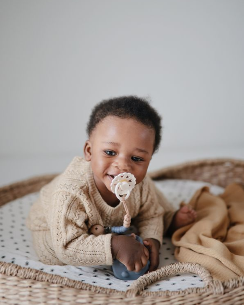 Natural Rubber Cinnamon Charm Pacifier