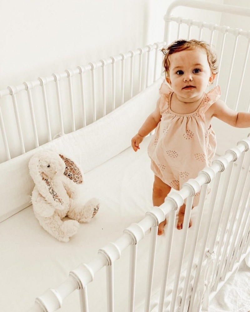 Faith Cream Floral Plush Bunny