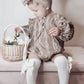 Organic cotton bodysuit with embroidery