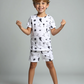 Boys Short Sleeve Pajama Set Hockey