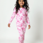 Girls Long Sleeve Pajama Set Peony Bliss