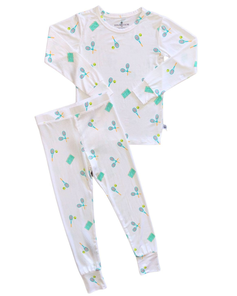 Boys Long Sleeve Pajama Set Tennis