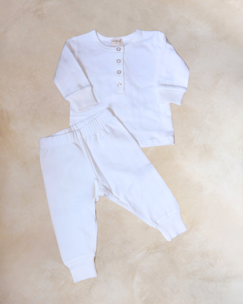 Milky Pointelle Set