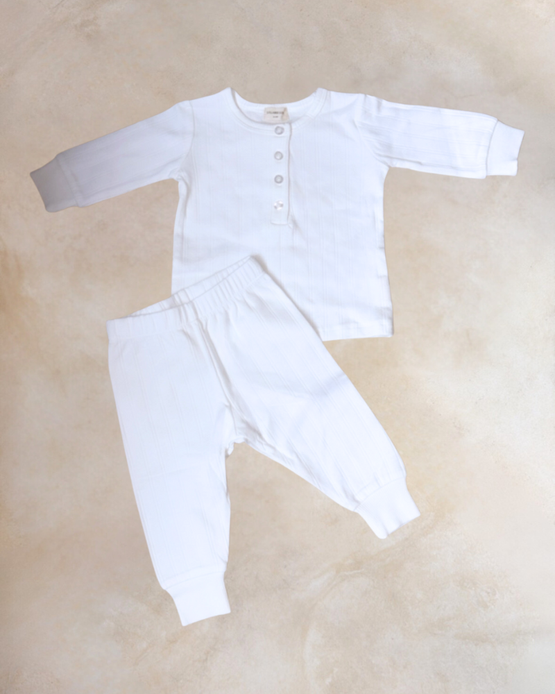 Milky Pointelle Set