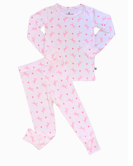 Girls Long Sleeve Pajama Set Sweetheart