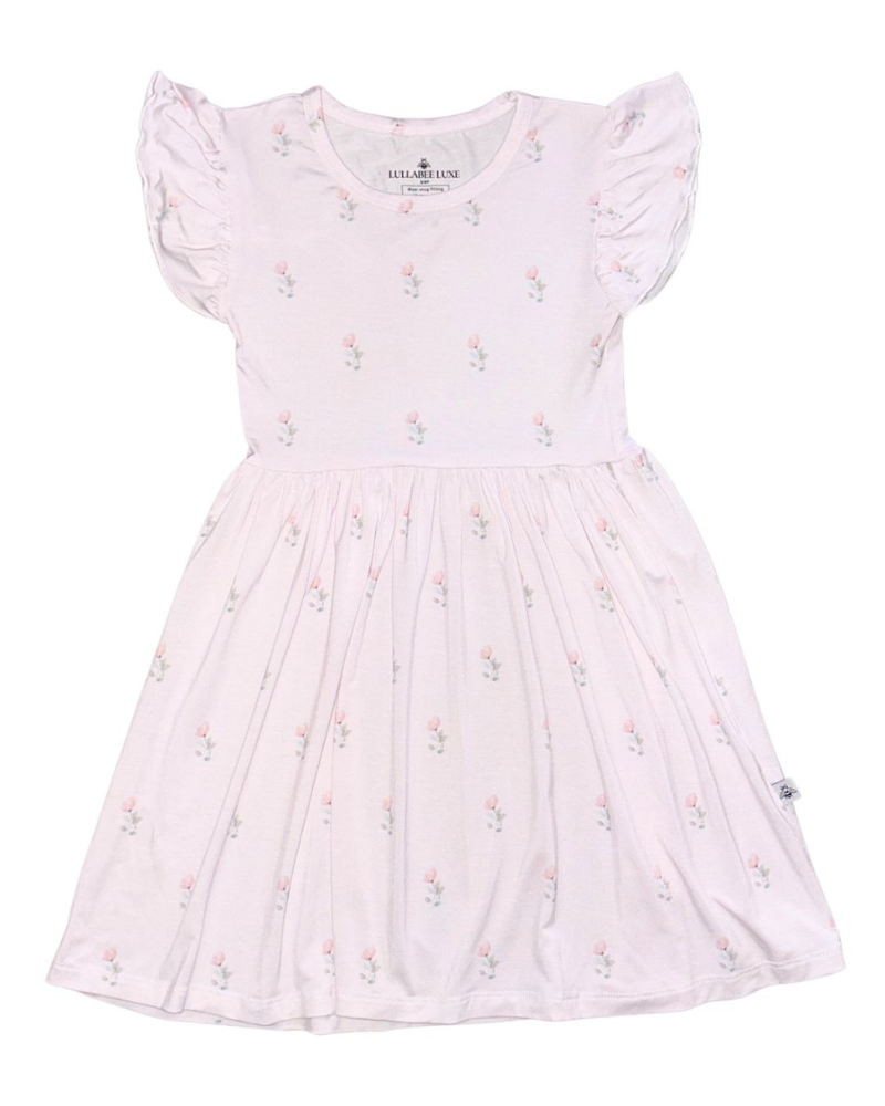 Ruffled Sleeveless Twirl Dress