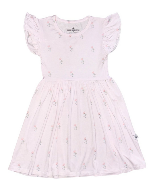 Ruffled Sleeveless Twirl Dress