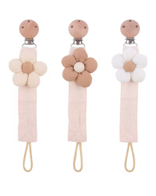 Daisy Pacifier Clip