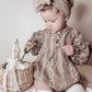 Organic cotton bodysuit with embroidery