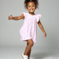 Ruffled sleeveless cotton dress