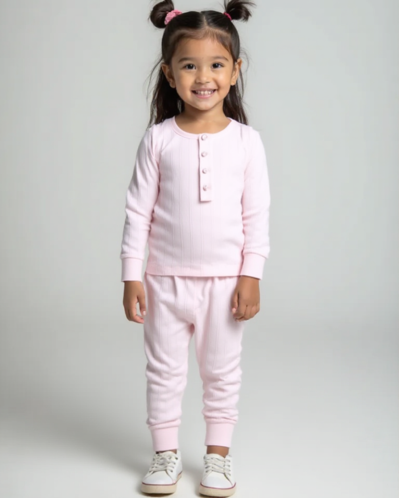 Iris Pink Pointelle Set