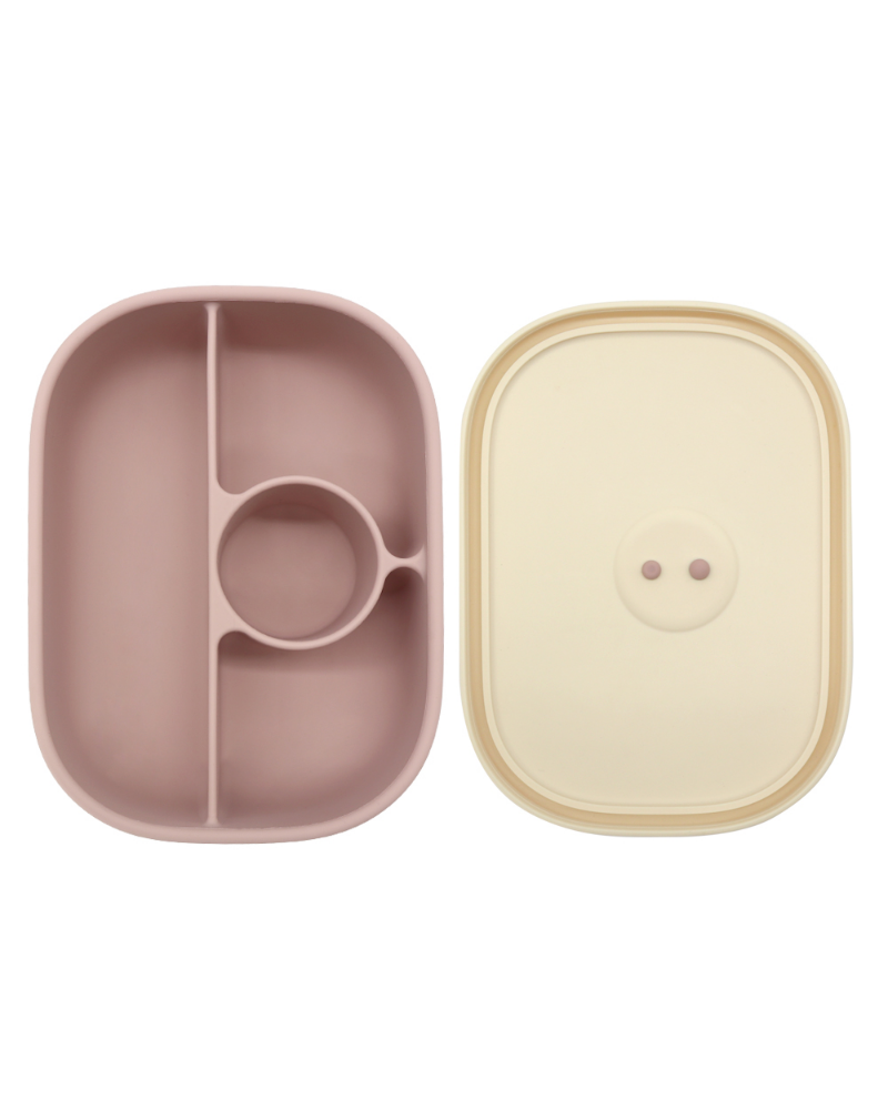Silicone 4 Divider Lunch Box