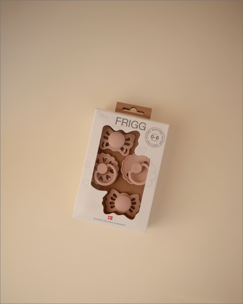 Baby's First Pacifier Floral Heart