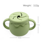 Silicone Sippy & Snack Cup