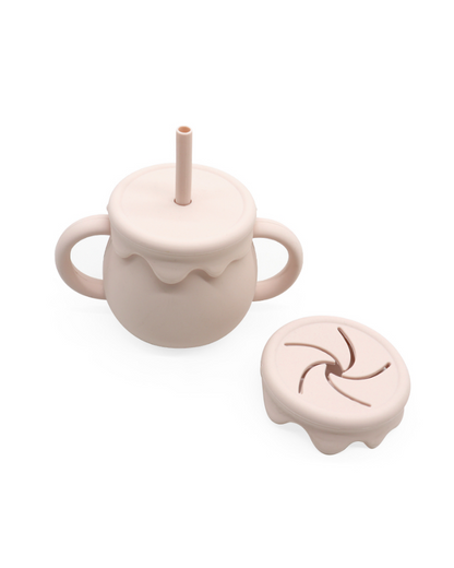 Silicone Sippy & Snack Cup