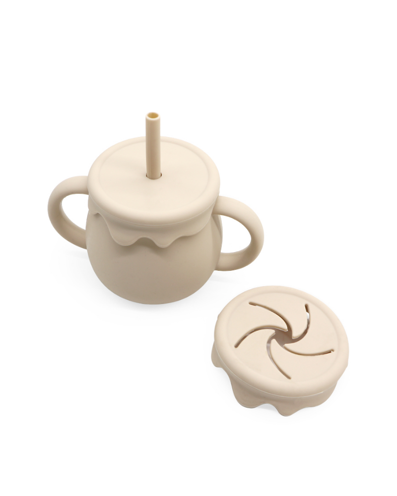 Silicone Sippy & Snack Cup