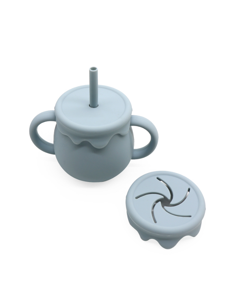 Silicone Sippy & Snack Cup