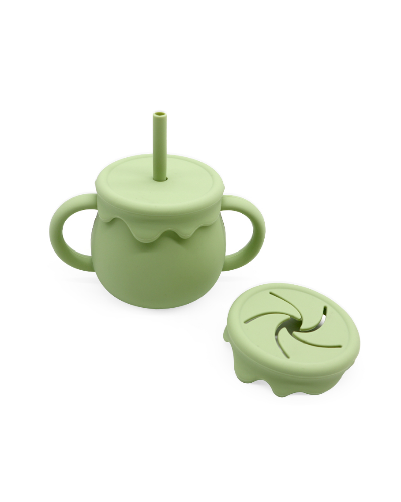 Silicone Sippy & Snack Cup