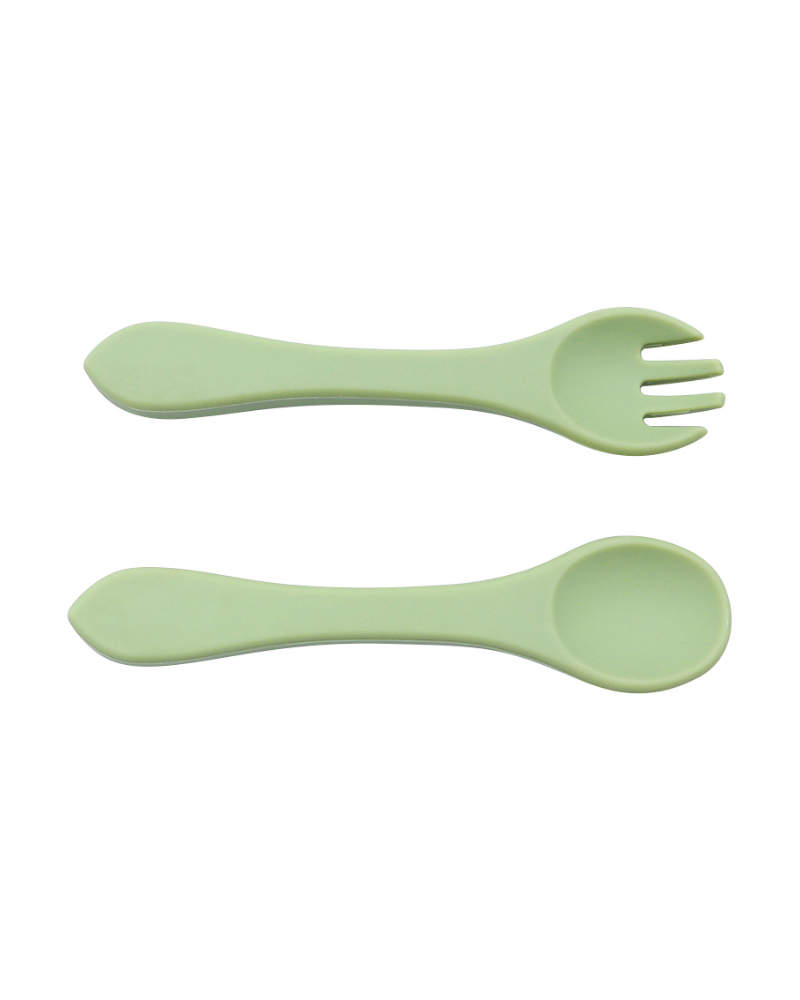 Silicone Mealtime Set Green