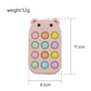 Silicone Bear Push Pop