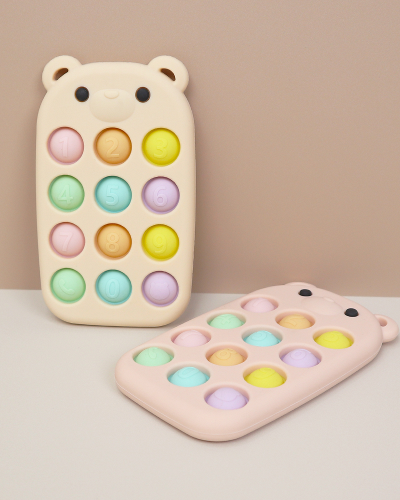 Silicone Bear Push Pop