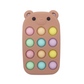 Silicone Bear Push Pop