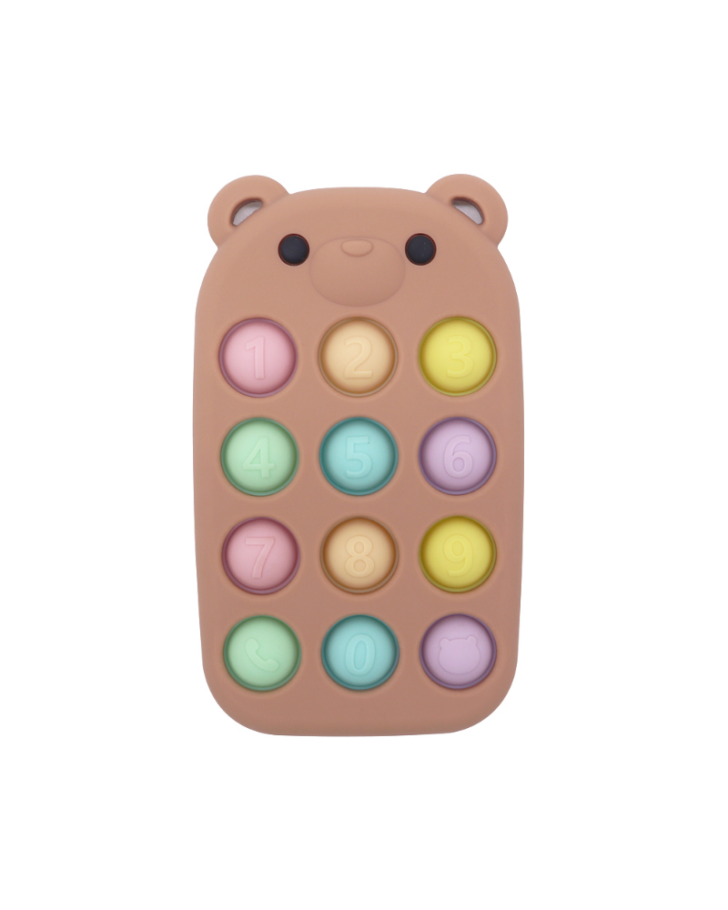 Silicone Bear Push Pop