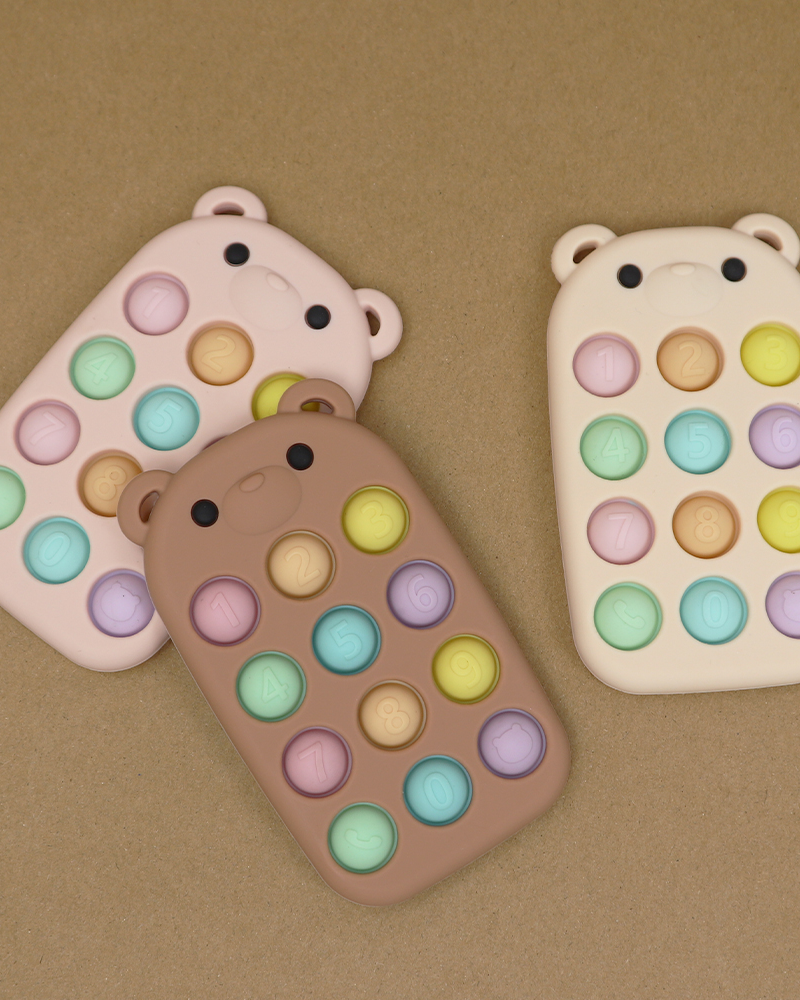 Silicone Bear Push Pop