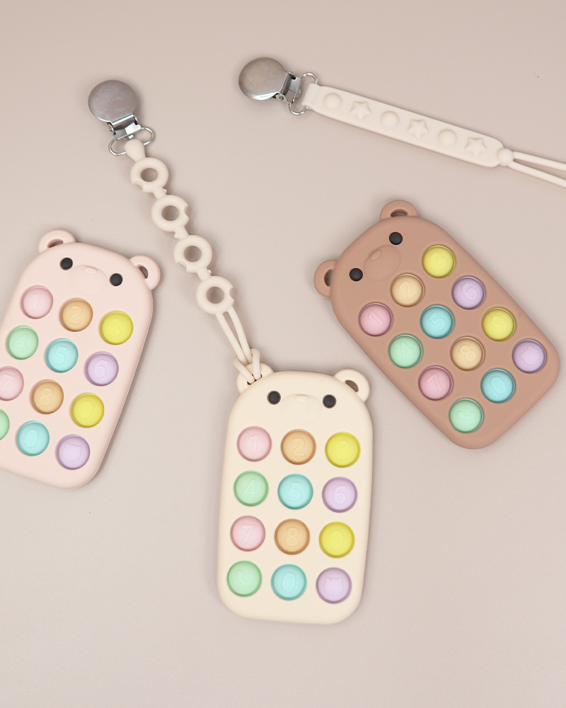 Silicone Bear Push Pop
