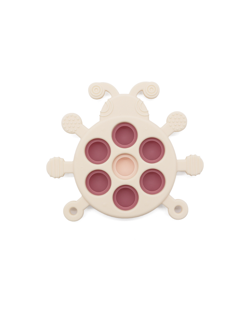 Silicone Lady Bug Push Pop