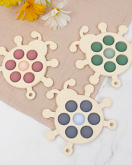 Silicone Lady Bug Push Pop