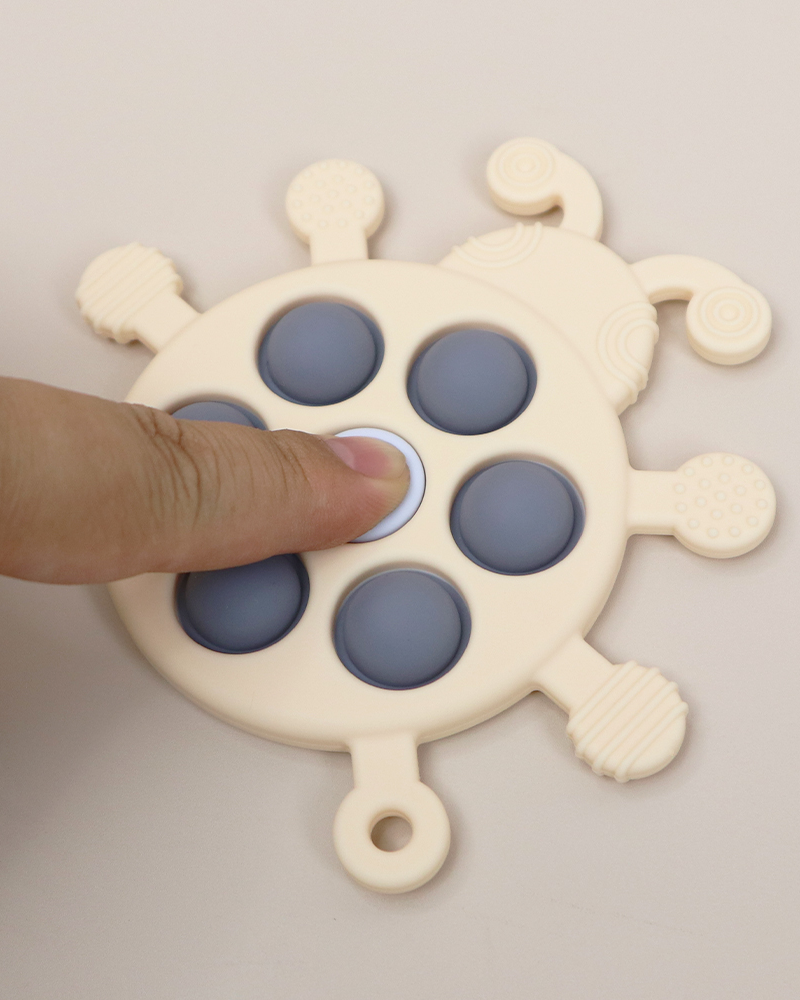 Silicone Lady Bug Push Pop