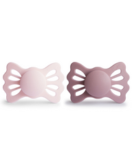 Lucky Symmetrical Silicone Pacifier (Blush/Cedar)