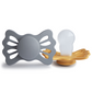 Lucky Symmetrical Silicone Pacifier (Graye/Honey Gold)