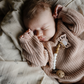 Lucky Symmetrical Silicone Pacifier (Blush/Cedar)