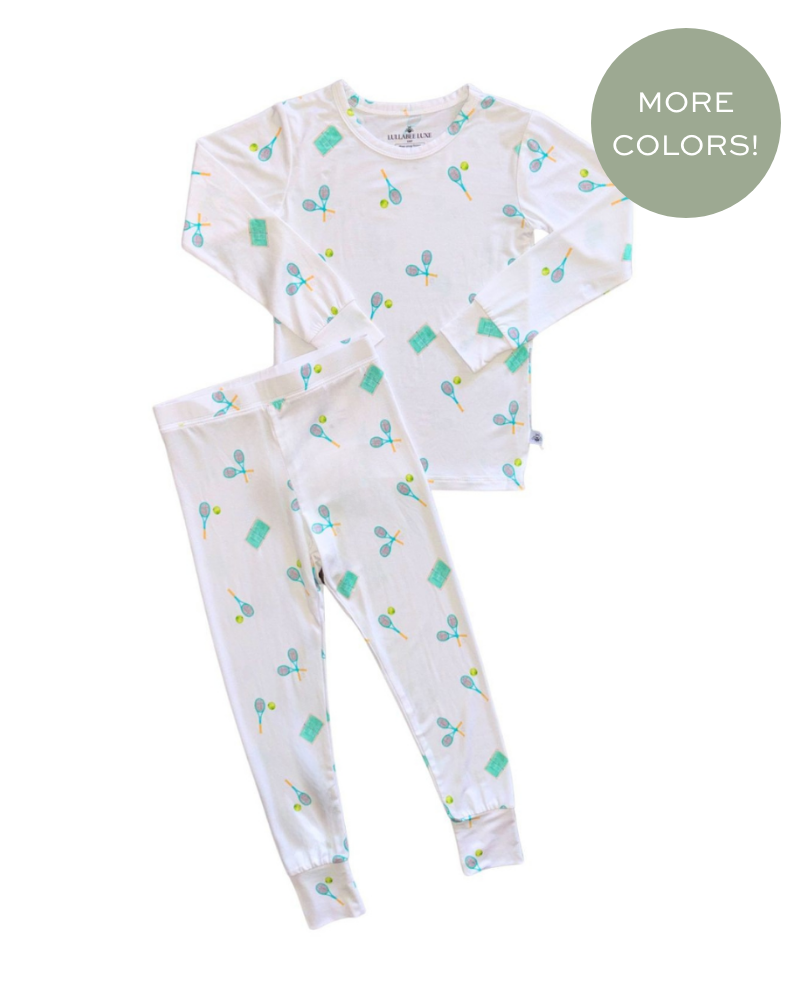 Boys Long Sleeve Pajama Set Tennis