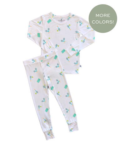 Boys Long Sleeve Pajama Set Tennis