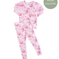 Girls Long Sleeve Pajama Set Peony Bliss