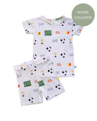 Boys Short Sleeve Pajama Set Soccer