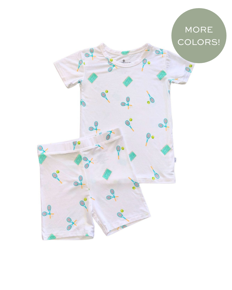 Boys Short Sleeve Pajama Set Tennis