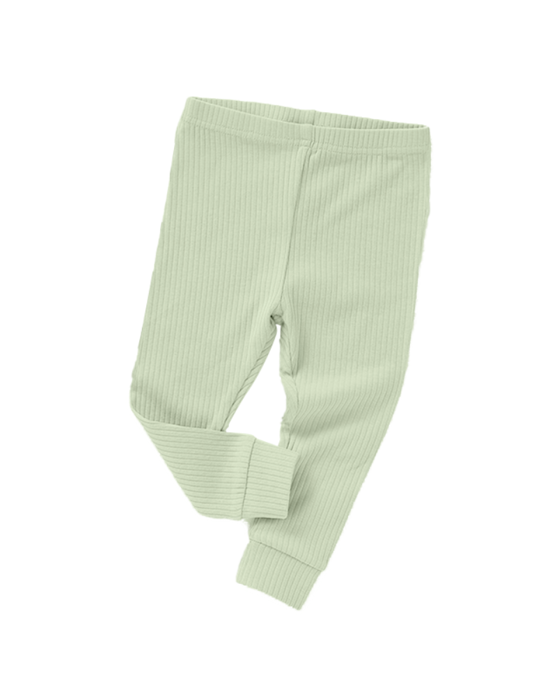 Ribbed Bliss Cotton Collection Set (Sage Green)