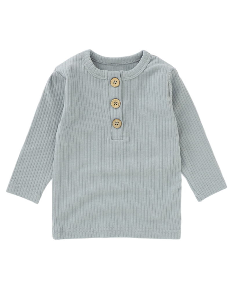 Ribbed Bliss Cotton Collection Set (French Gray)