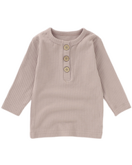 Ribbed Bliss Cotton Collection Long Sleeve (Mocha)