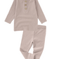 Ribbed Bliss Cotton Collection Set (Chestnut)
