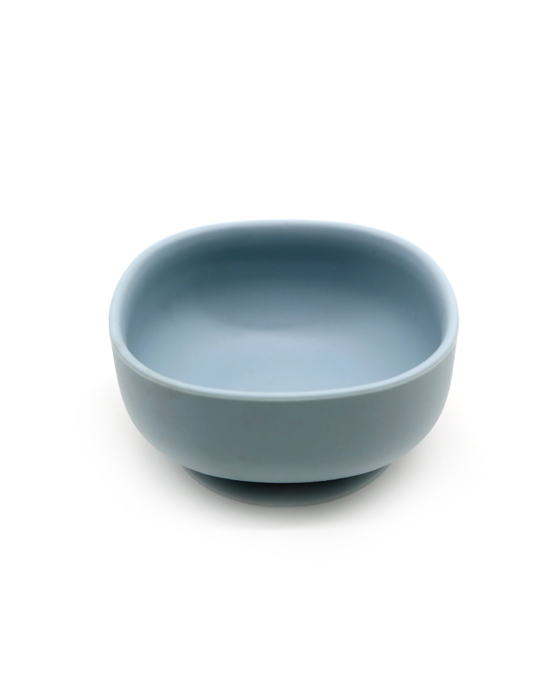 Silicone Mealtime Set Dusty Blue