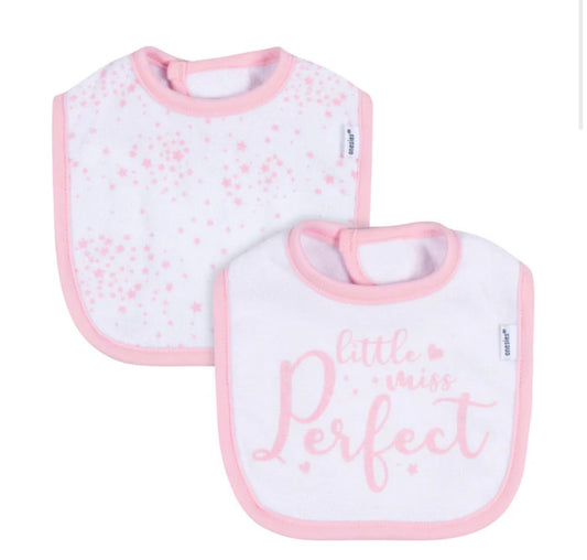 Stylish Star-Design Dribbler Bibs (2-Pack)
