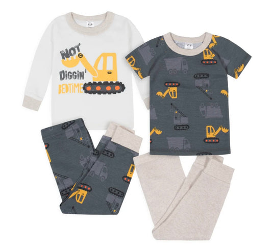 Boys' Dump Truck Snug Fit Cotton Pajamas