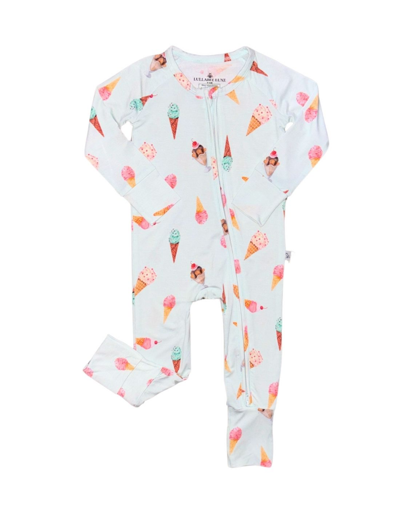 Baby Girl Zipper Onesie