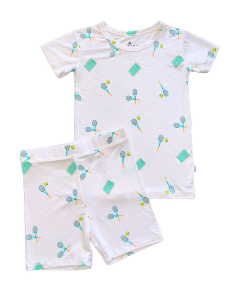 Boys Short Sleeve Pajama Set Tennis